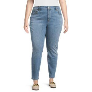 Terra & Sky Women's Plus Size Skinny Jeans, Size 24WP(Petite), 32.5" inseam,